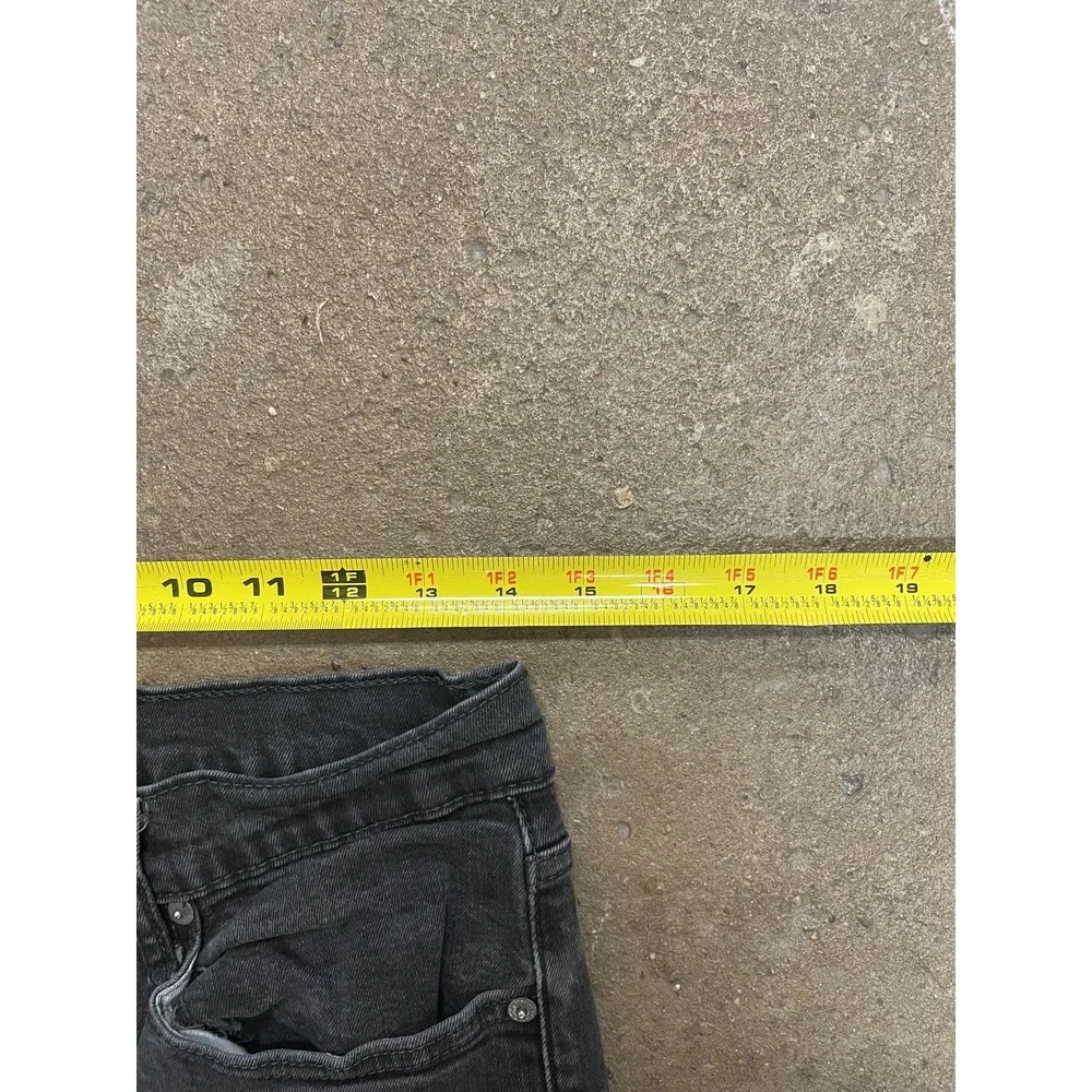 Levis 502 Jeans‎ Mens 31x30 Gray Tapered Leg Stretch Denim Zip Fly 5-Pocket
